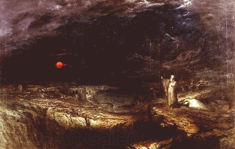 John Martin The Last Man Spain oil painting art